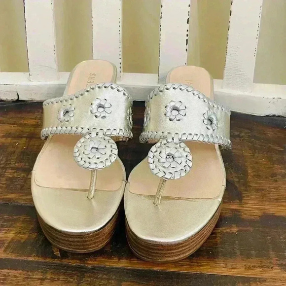 Jack Rogers Stacked Mid Wedge - Picture 2 of 9